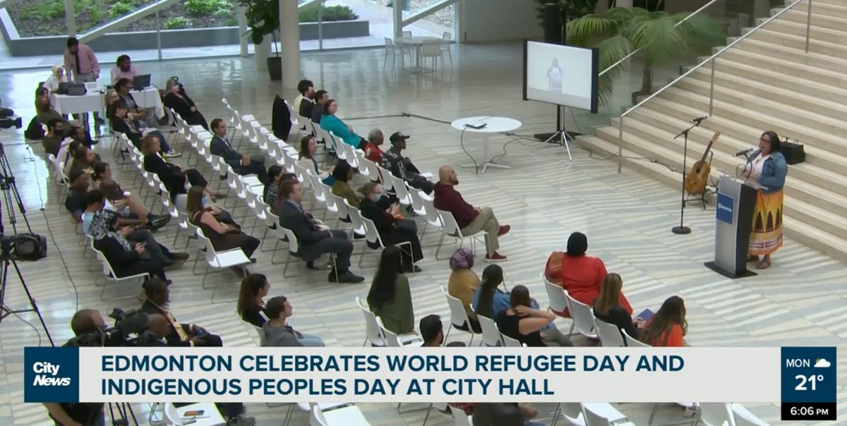 2022 07 21 Citynews World Refugee Day & Indigenous Poeples Day At City Hall
